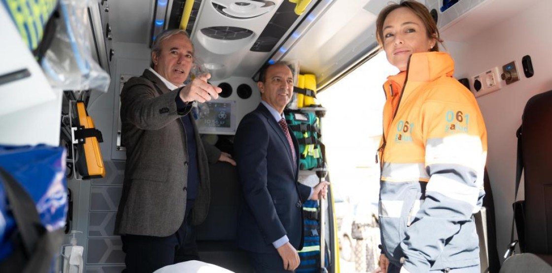 El transporte sanitario urgente de Aragón recibe otros cuatro millones anuales para ampliar plantilla y prestaciones