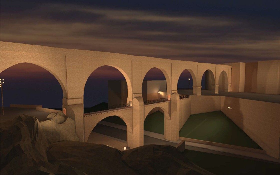 La iluminación ornamental de Los Arcos, la Lombardera y la Muralla de Teruel será homogénea