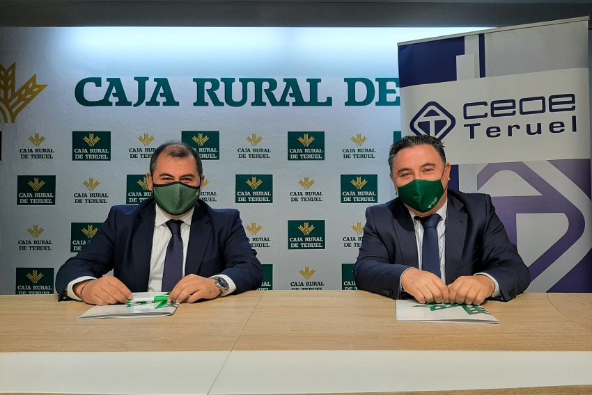 Caja Rural de Teruel y CEOE Teruel renuevan su convenio de colaboración en apoyo de las empresas de la provincia
