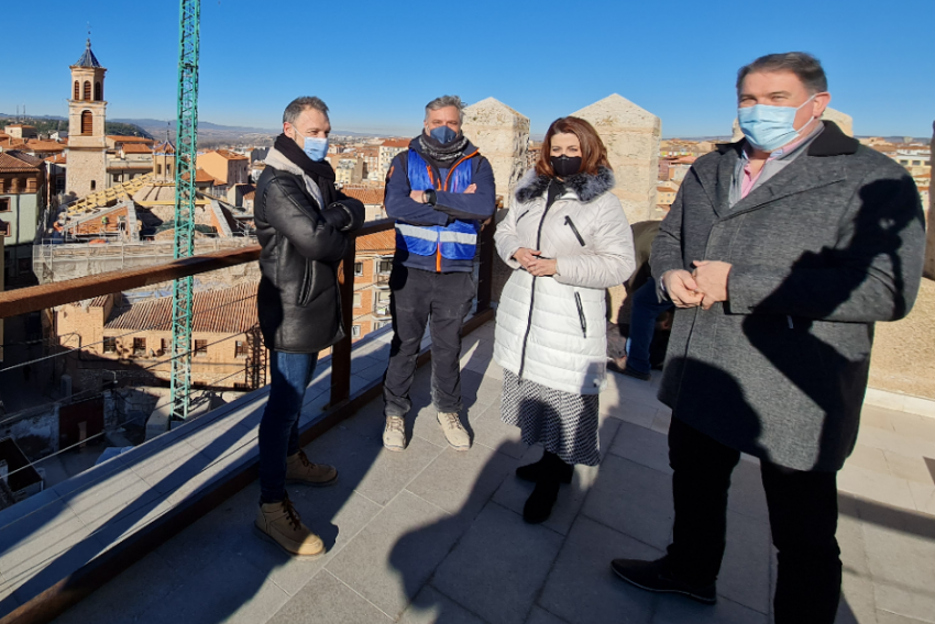 Avanzan a buen ritmo las obras de consolidación de la iglesia de San Miguel de Teruel