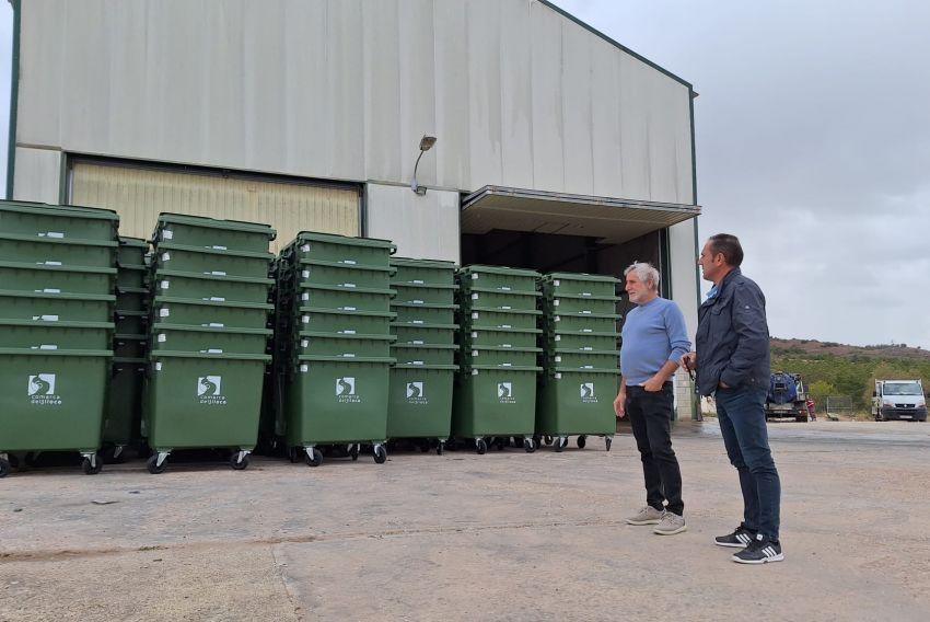 Unos mil nuevos contenedores servirán para renovar el material de la Comarca del Jiloca