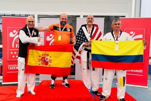 El Ciudad de Teruel de taekwondo, segundo por equipos en clase Master