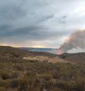 El fuego forestal declarado el miércoles en Oliete ya esta controlado