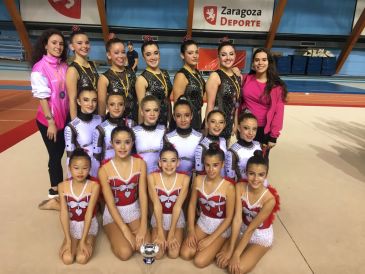 El Club Rítmica Teruel disputa el Campeonato de España