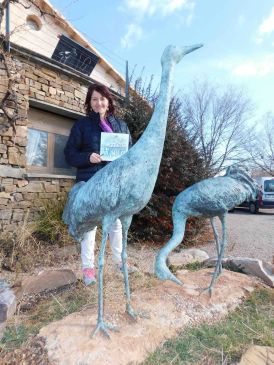 Ana Fuertes, autora del cuento La grullita y el muñeco: “Escribir un cuento infantil es sembrar trocitos de ilusión, tiene mucha belleza”