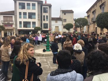 Mujeres y Estudiantes del Jiloca encabezan la concentración de Calamocha