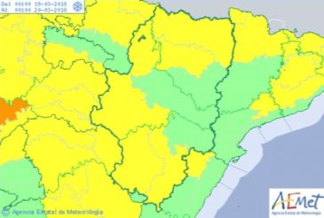 Nuevo aviso amarillo por nevadas en Albarracín, Jiloca, Gúdar y Maestrazgo para este lunes