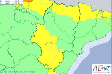 La Aemet mantiene el aviso de nevadas en Albarracín y Jiloca y Gúdar y Maestrazgo hasta las 3 horas del jueves pero lo rebaja a amarillo