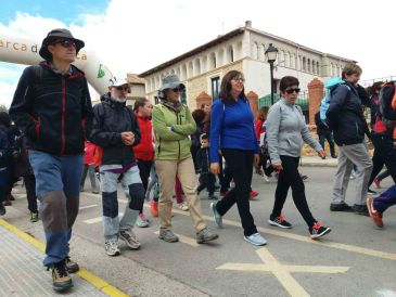 Cuatrocientas personas marchan a beneficio de Aspanoa en Monreal del Campo