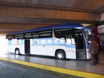 El transporte público se resiente  de la falta de grandes ejes vertebradores que crucen la provincia de Teruel