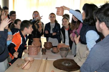Estudiantes de Alcañiz descubren el origen y desarrollo de la cultura ibérica