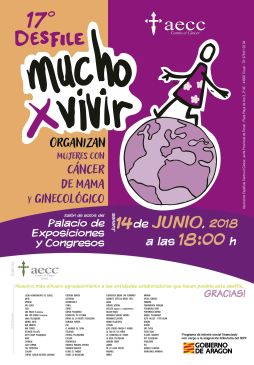 Mujeres con cáncer de mama y ginecológico de la AECC organizan el XVII Desfile Mucho por Vivir