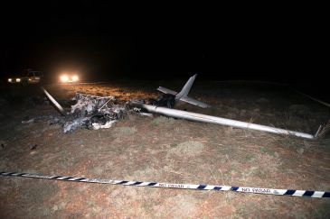 La avioneta estrellada en Valdecebro será llevada al aeropuerto de Teruel para su análisis y sigue sin saberse nada sobre sus ocupantes