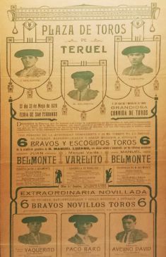 Cien años del único paseíllo de Juan Belmonte en Teruel: las crónicas hablaron de tarde desastrosa y de un público “poco inteligente” en las gradas