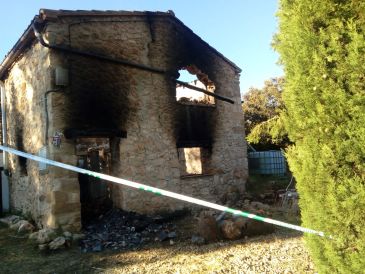 Fallece una mujer en el incendio de su vivienda en La Civera, Olba