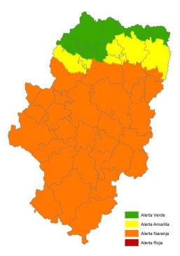 Toda la provincia de Teruel, en alerta naranja por peligro de incendios forestales
