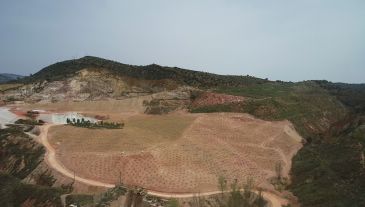 La mina de Riodeva se restaura mediante una innovadora técnica medioambiental
