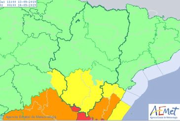 Alerta amarilla por lluvias en Albarracín, Jiloca, Gúdar y Maestrazgo