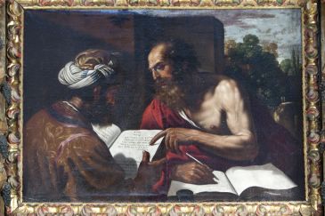 Una investigación descubre un cuadro 
de Guercino en la iglesia de Caminreal