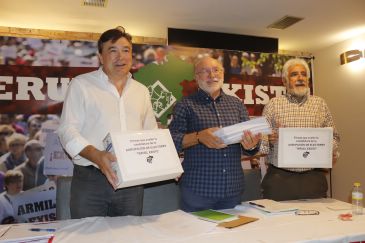 Tomás Guitarte y Manuel Gimeno, dos históricos de Teruel Existe, encabezan la lista de la agrupación de electores