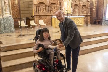 El CV Teruel recibe el galardón Premio Solete de Anudi por su apoyo a la asociación y a la discapacidad