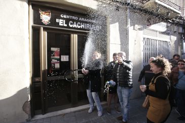 El presidente del Centro Aragonés Cachirulo de Reus, que ha repartido el Gordo, es José Allueva, de Monreal del Campo