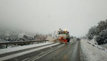 Aemet activa la alerta roja por nieve en Gúdar y Maestrazgo