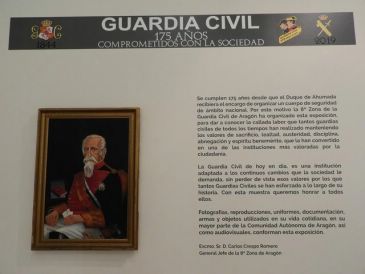 El Museo de Teruel se abre al 175 aniversario de la Guardia Civil