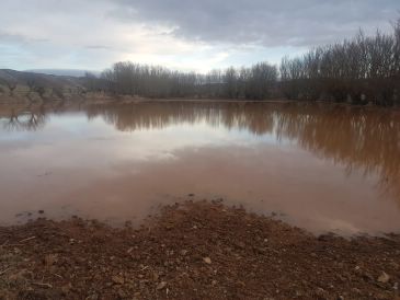 Los regantes de Cutanda reclaman a la CHE la limpieza del río