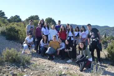 Militantes de Juventud por el Clima en todo Aragón suman fuerzas en Alcorisa