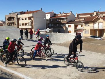 Calamocha estrena el primer circuito de BMX de Teruel y el único de Aragón dentro de un casco urbano