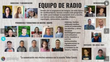 Los niños de Aliaga crean un programa de radio contra el Covid-19