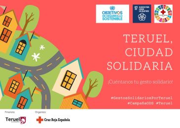 Cruz Roja en Teruel lanza la campaña Gestos solidarios para visibilizar las acciones positivas