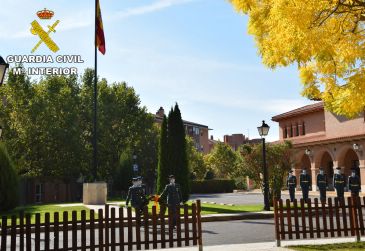 La Guardia Civil de Teruel celebra el día de su patrona con un acto oficial castrense y restringido