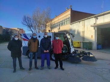 El Servicio de Limpieza de Alcañiz incorpora una nueva barredora