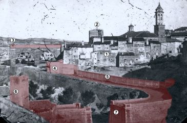 La profunda transformación del siglo XVIII en el perímetro de Teruel propició la demolición de parte del trazado