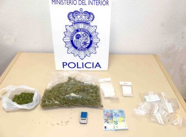 Detenido un joven de 22 años por vender marihuana en el barrio de San Julián de Teruel