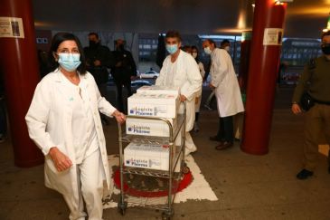 Llegan a Aragón las primeras 5.430 vacunas de AstraZeneca