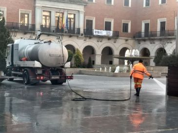 Buj responde al PSOE y dice que el Ayuntamiento de Teruel desinfecta la ciudad desde marzo