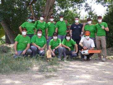 Finaliza el taller de empleo de jardinería y forestal Bajo Martín Natural