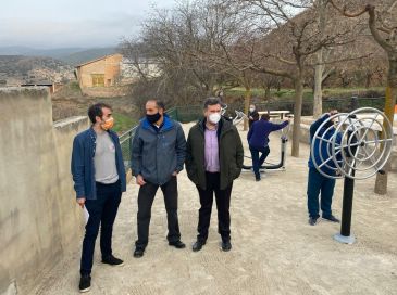 El Ayuntamiento de Teruel instala un parque biosaludable en Aldehuela