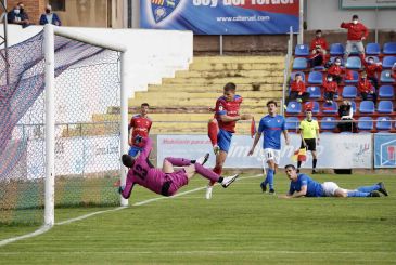 El CD Teruel despliega juego y goles para vencer al Utebo (4-2)