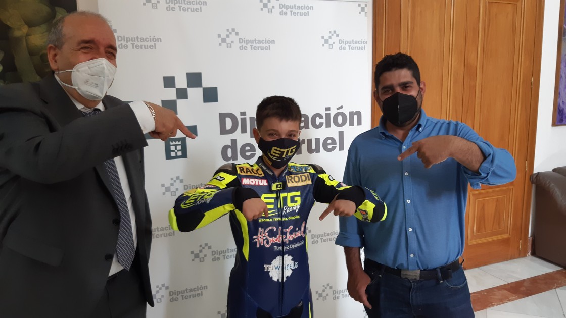 La Diputación apoya al joven piloto Gonzalo Sánchez