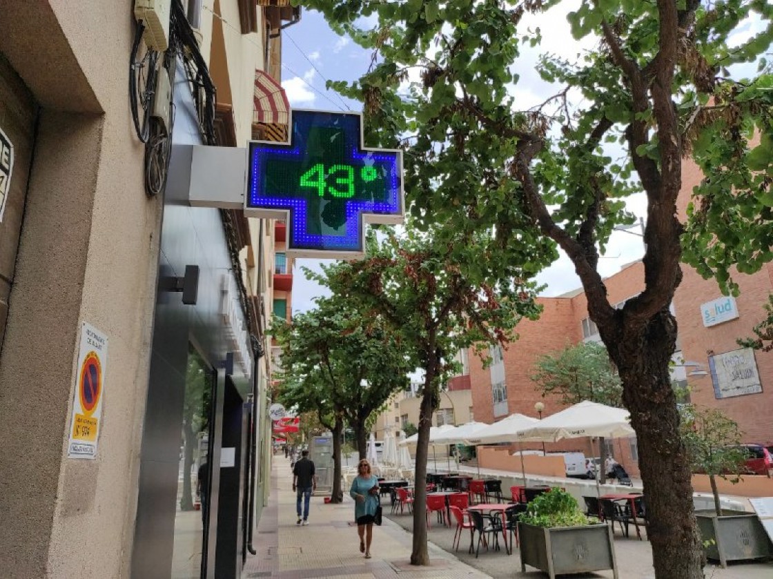 Aviso naranja en el Bajo Aragón, que este viernes volverá a superar la barrera de los 40 grados