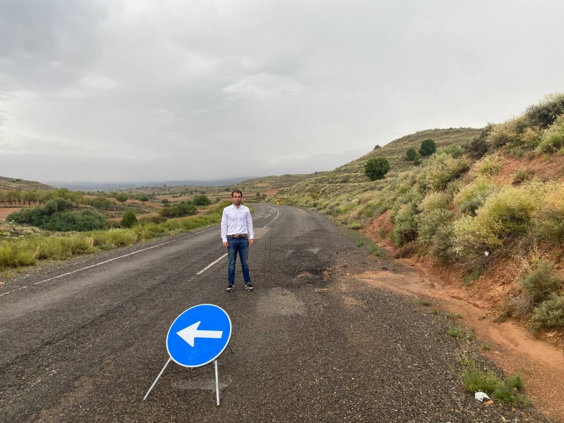 El Ayuntamiento de Teruel solicita a la DPT el arreglo de la carretera que une Castralvo y Aldehuela