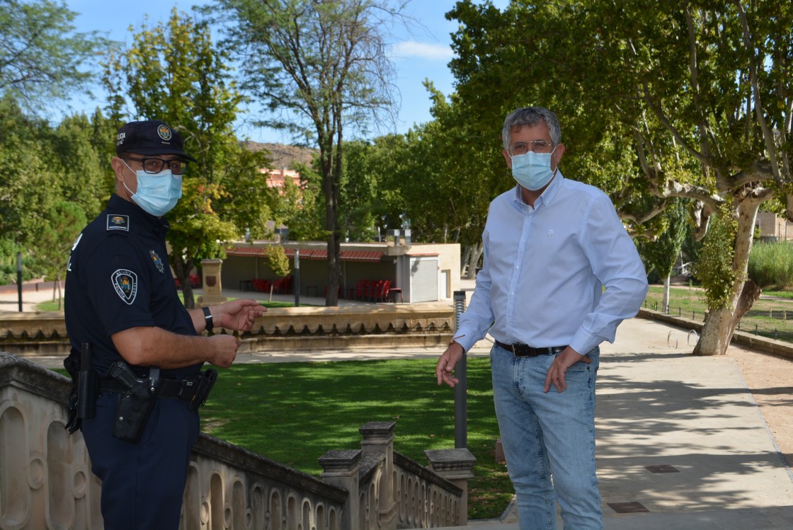 El Ayuntamiento de Alcañiz coloca cámaras de seguridad en distintos lugares para controlar actos vandálicos y posibles robos