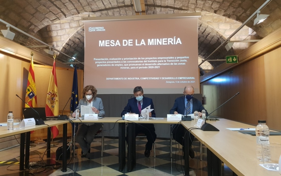 El Gobierno de Aragón prioriza 39 proyectos empresariales para el Miner 2019-2027 con creación de 200 empleos