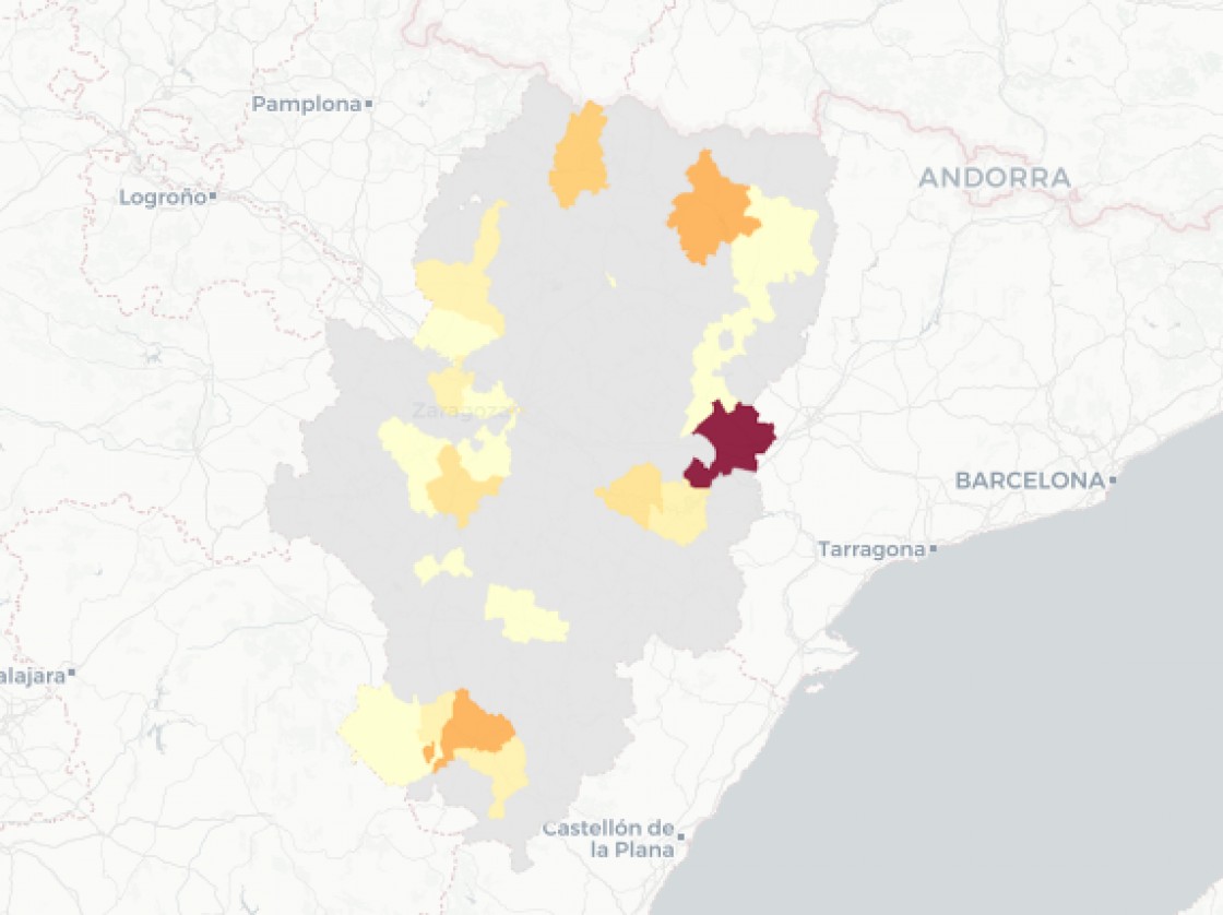 La provincia de Teruel comunica doce casos de covid, el doble que hace una semana