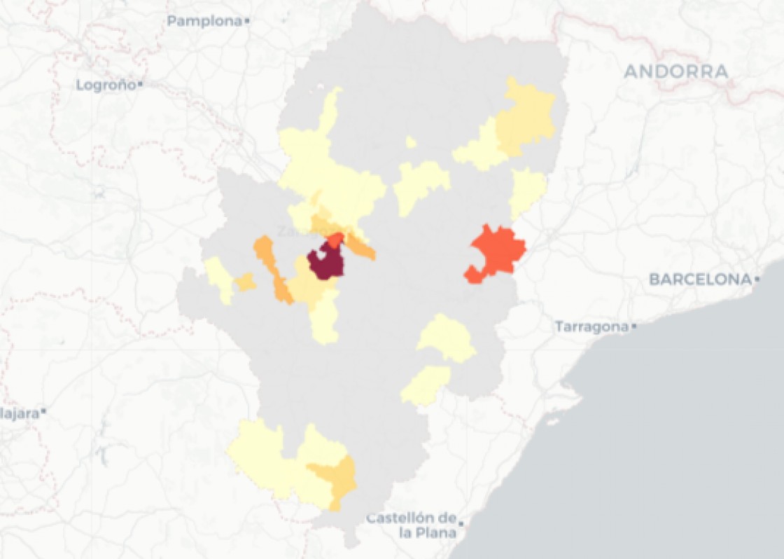 La provincia de Teruel notifica nueve casos de covid, uno menos que hace una semana