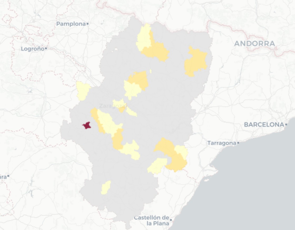 Teruel comunica seis contagios, aunque suma ocho en el reparto por zonas de salud